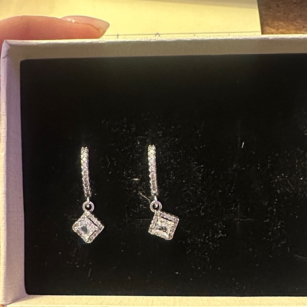 Elegant Silver Dangle Earrings